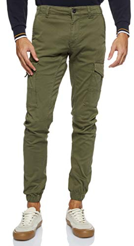 JACK & JONES Herren Jjipaul Jjflake Akm 542 Olive Night Noos Hose, Olive Night, 32W / 32L