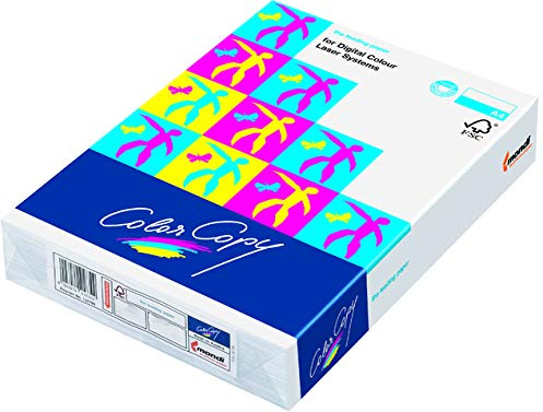 Color Copy Laserpapier, A4, 90 g/m², weiß, satiniert (500 Blatt), Sie erhalten 1 Packung á 500 Blatt