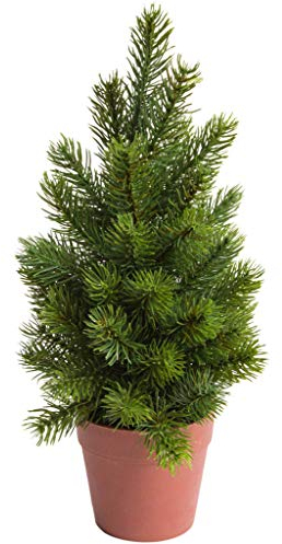 Flora-Seta künstlicher Tannenbaum / Tannenbusch (im Kunststofftopf)