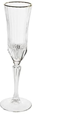 Brandani 53598 Set 6 Calici Oh My God Rigo In Oro cm 7.5x24.5hÂ