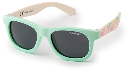 Kiddus Occhiali da Sole per Bebe, Bambino e Bambina, Polarizzati, per Bambini da 8-24 mesi, Protezione UV400 CAT3, Aste Flessibili senza BPA