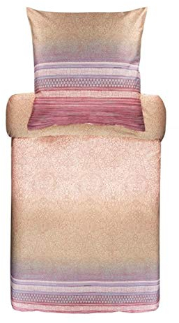Bassetti 9311709 Bettwäsche Nabucco 41 beige 1 Bettbezug 155 x 220 cm + 1 Kissenbezug 80 x 80