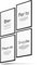 BLCKART Poster-Set Küchen Zitate - moderne Wandbilder mit Definition - Poster für Küche und Esszimmer - Bilder zur Wanddekoration - Größe A3