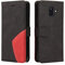 Fatcatparadise Coque pour Samsung Galaxy A6 2018, Etui en Cuir PU Portefeuille Housse Fermeture Magnétique und Flip Protection Case avec Antichoc TPU, Etui à Rabat, Fentes pour Cartes (Le Noir)