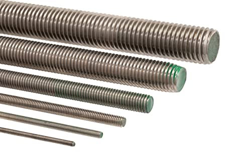 Barra Filettata Acciaio Inox - Aisi 304 Din 976 - 1 Pz Lunghezza 1 Metro (M5)