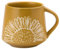 English Tableware Company Artisan Flower Yellow Wax Resist Mug