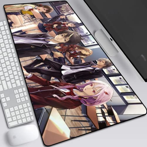 BILIVAN Ayase Sakura komplettes Set der Götter und Götter, Beten für die Sünde, Mauspad, für Zuhause, Büro, Klasse, rutschfest, Schreibtischunterlage (800 x 400 mm, 8)