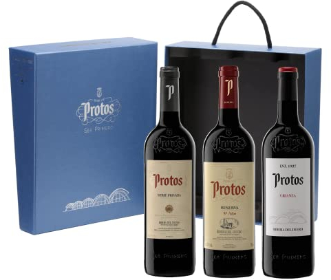 Bodegas - Estuche Selección Ribera del Duero, Serie Privada, Reserva, Crianza, DO Ribera del Duero - Pack 3 botellas 750ml