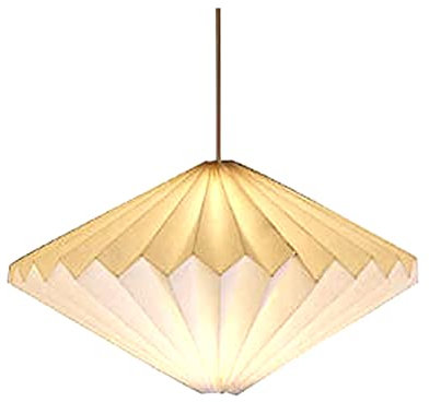 Fiorky Nordic Creative Paper Origami Laterne Lampenschirm Faltbare Hängeleuchte Kunst Dekoration for Wohnzimmer Schlafzimmer Esszimmer