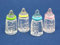 4 Baby Bottles, Dolls House Miniatures