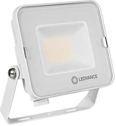 Ledvance Projecteur LED Compact Blanc 20W 1800lm 100D - 830 Blanc Chaud | IP65 - Symétrique