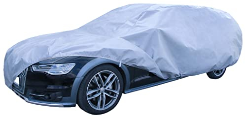 Nava Group, Abdeckplane Auto, Schneeschutz, Autoplane Wasserdicht, Frontscheibenabdeckung Autoabdeckung, 3-Schicht-Material Auto Wasserfest, Winterfest Auto Schutzhülle 480-505 cm Kombi
