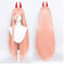 WELLHY Cosplay Wig Anime Cosplay Costume Wig Chainsaw Man Wig Power Wig Orange Long Straight Women Wig with Two Horns with Free Wig Cap for Halloween Party Carnival Nightlife Concerts Weddings For C