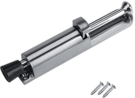 Kick Down Door Stop Easy Step On Door Stopper Holder with Soft Rubber Zinc Alloy Heavy Duty Door Stopper for Outdoor and Commercial Use