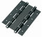 Bisagra muelle vaivén doble acción con resorte con fuerza regulable medidas 180mm de alto peso máximo por bisagra 20kg permite empujar la puerta en ambas direcciones (NEGRO)