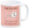 Bonne fête des mères! Tasse à café avec slogan Merci maman de ne pas m'avoir avalé.