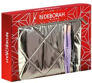 Deborah Milano - Pochette Idea Regalo, include Mascara Instant Up to the Stars e Eyeliner Pen 24 Ore Extra Nero, N.07