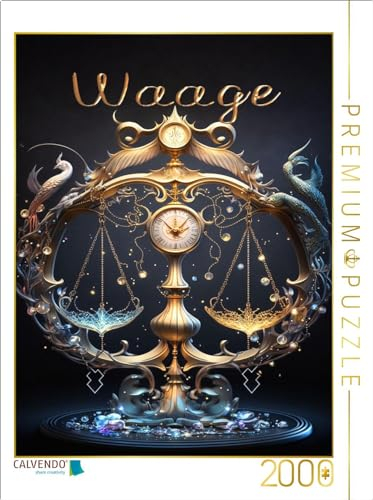 CALVENDO Puzzle Waage 24. September - 23. Oktober | 2000 Teile Lege-Größe 67 x 90 cm Foto-Puzzle für glückliche Stunden