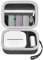 Mini Drucker Tasche für Memoking T02/ für Phomemo M02/ M02S/ M02 Pro/ Q30S/ für Ponek Mini Pocket Drucker, Tragbarer Aufkleberdrucker-Lagerhalter für Papier & USB-Kabel, Koffer Nur (Schwarz)