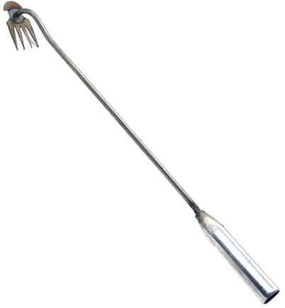Désherbeur de mauvaises herbes, désherbeur avec manche, pique-pissenlit, râteau de jardin, râteau de jardin, désherbeur traditionnel, grattoir à joints, coupe-chardon avec manche