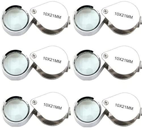 6 Stcs Neue Lupe 10x 21mm Juwelier Loupe Eye Glass Lupe Juwelers Loupe Lupe Lupe Lupe Lupe