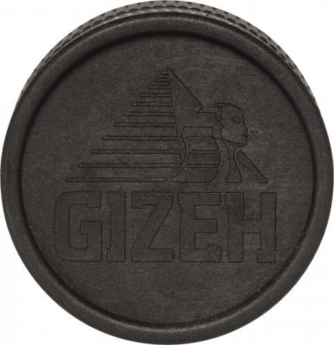 Gizeh Hemp Grinder Kräutermühle in 4 Farben - 55mm Durchmesser (Schwarz)