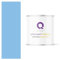 Q-COVER Latexfarbe Abwaschbar 2L (ca.14m2) Taubenblau Farbton Innenfarbe Wandfarbe Deckenfarbe Klasse 2 Mattfarbe Für Allergiker Scheuerfest Geruchlos Frei Von Voc