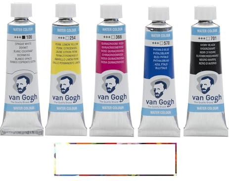 Van Gogh Acuarela - 5 tubos de 10 ml + 1 tarjeta