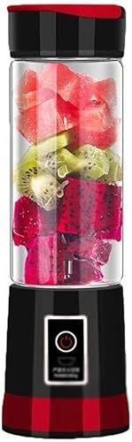 SHRGOMPIT Mini Portable Blender Electric 6 Blades Juicer Cup Fruit/Vegetable Shakes Maker(Red)