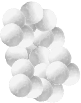 PartyKindom 500g Poolfilterbälle aus Fiberglas Langlebige Reinigungsbälle für Schwimmbäder und Spas Ersatz für Filtersand Poolreinigung ohne Chemie