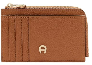 Aigner Kartenetui Delia, Cognac-Braun | Hochwertige Verarbeitung