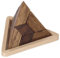Pyramide, 5-teilig, im Holzrahmen