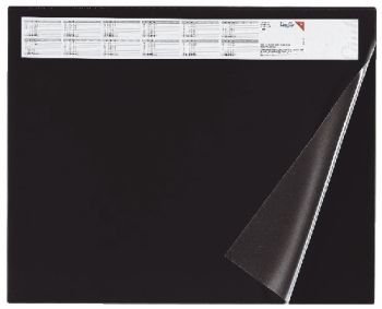 L‰ufer Schreibunterlage SYNTHOS VSP, 520 x 650 mm, schwarz VE = 1
