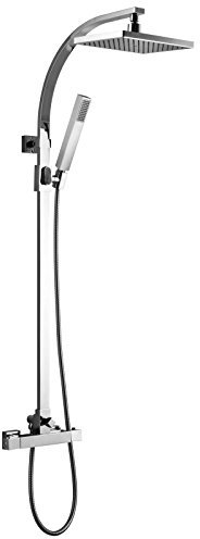 Cubic Duschsystem mit Thermostat Duschset Regendusche NAC 01AT
