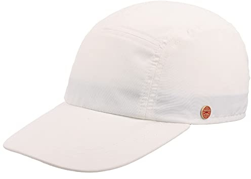 Mayser Mütze Kappe Riccardo Sunblocker Cap Schirmmütze Sportmütze Sportcap Hinten geschlossen (60, Weiß)