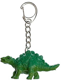 Miniblings Stegosaurus Schlüsselanhänger Dino Dinosaurier Saurier Rückenplatten - Handmade Modeschmuck I I Anhänger Schlüsselring Schlüsselband Keyring