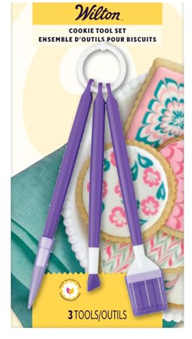 Wilton Cookie Decorating Supplies Tool Set, 3-Piece
