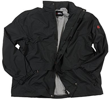 Marc & Mark Funktions- Regenjacke in Herrenübergröße bis 12XL, schwarz