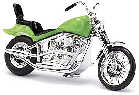 Busch 40155 Amerikanisches Motorrad, Grün - 1:87 - Neu - OVP