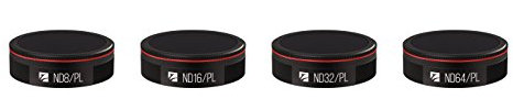 Freewell Bright Day - 4Pack ND8/PL, ND16/PL, ND32/PL, ND64/PL Filter Kompatibel mit Mavic Air