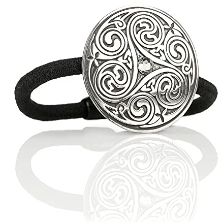 Celtic Crystal - Haargummi aus England - Kristall & keltische Muster