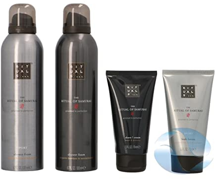 RITUALS Gift Set For Men from The Ritual of Samurai, Medium - With Bamboo, Japanese Mint & Sandalwood - Refreshing & Invigorating Properties