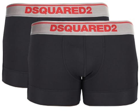 DSquared DCXF50050 Boxer Uomo Nero M