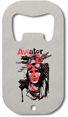 ATPRINTS Aviator United States Air Force Retro Art Flaschenöffner aus Edelstahl
