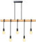 B.K.Licht - Pendelleuchte mit E27 Fassung, max. 60 Watt, Vintage, Hängeleuchte, Hängelampe Esstisch, Esszimmerlampe hängend, Wohnzimmerlampe, Küchenlampe, Retro, Vintage, 90x103 cm, Schwarz