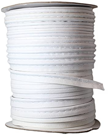 SDENSHI 50M Schrägband aus Kunstleder Hochwertiges Einfassband, Köperband, Baumwollband, Schrägband - Ideal zum DIY-Nähen - Beige