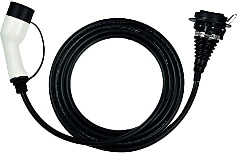 WAI EVC22132-5EXT Type 2 Female to Type 2 Male Extension, 3.7 KW, 16 Amp Single Phase Electric Vehicle/EV Charging Cable, 5 Meter Black