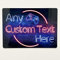 Personalised Neon Effect Gamer Clipart Printed Metal Sign wall art A3 Bar Add Name