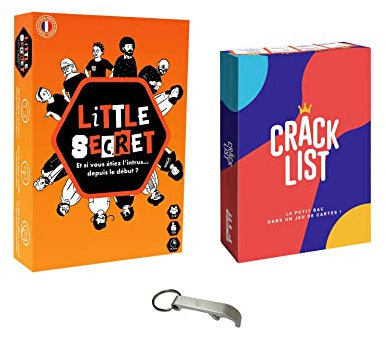 Lot Little Secret + Crack List en Français + 1 Décapsuleur Blumie (Little Secret + Crack List)