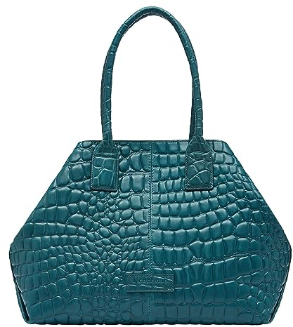 Liebeskind Berlin Damen Chelsea Shopper M, Petrol, Einheitsgröße EU